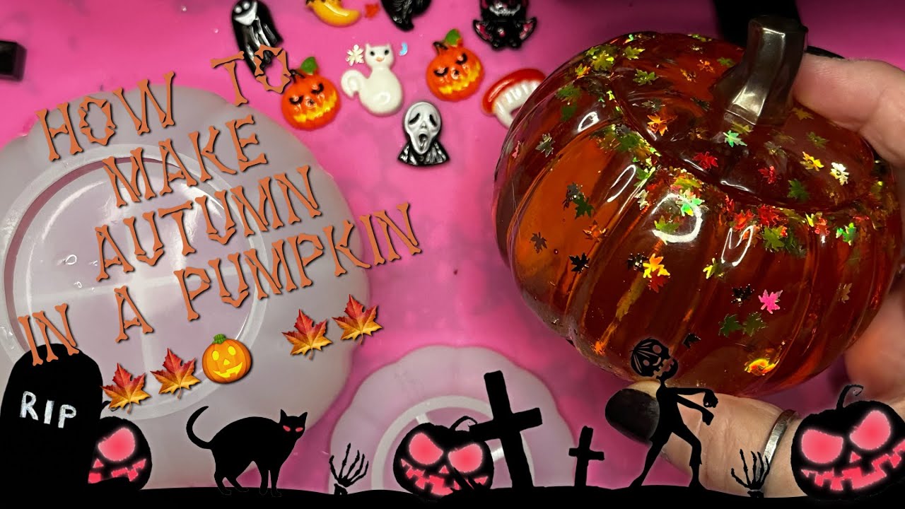 How to make the Autumn 🍁Pumpkin 🎃 Storage / Candle mold 