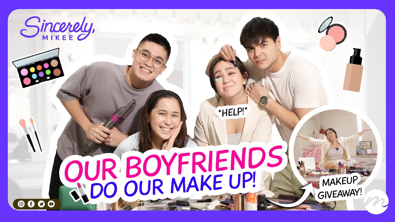 Our Boyfriends Do Our Makeup Challenge!