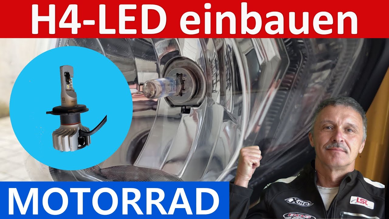 Motorrad - H4 LED nachr&uuml;sten, Beispiel YAMAHA MT-09