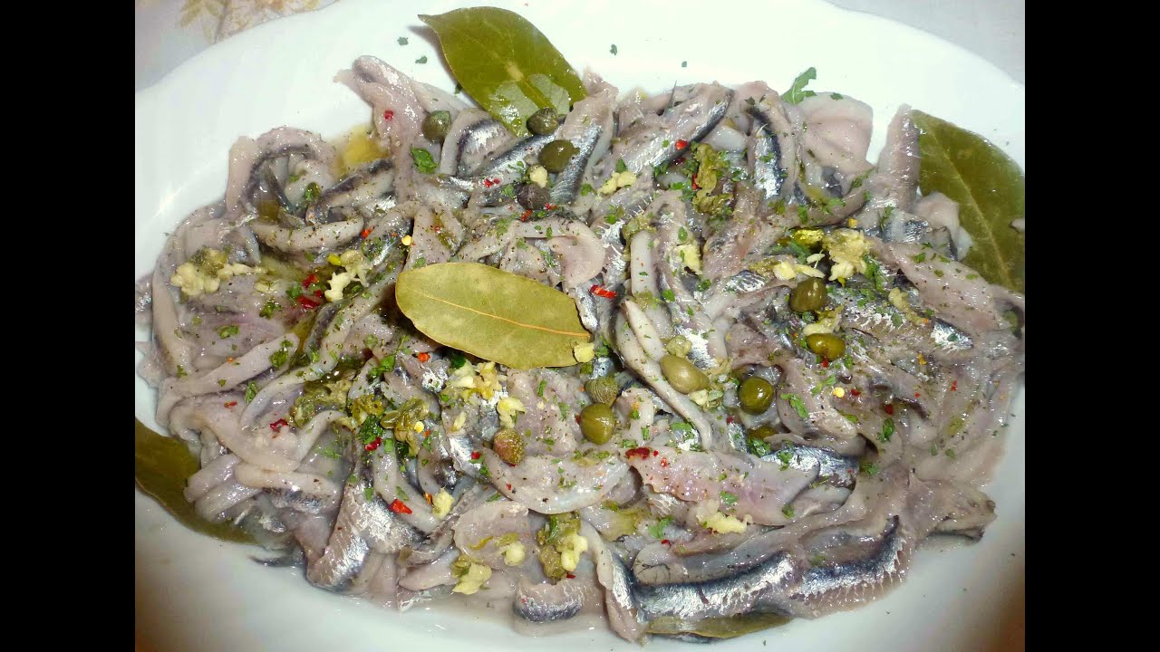 MARINATED ANCHOVIES - Healthy Proteic Recipe