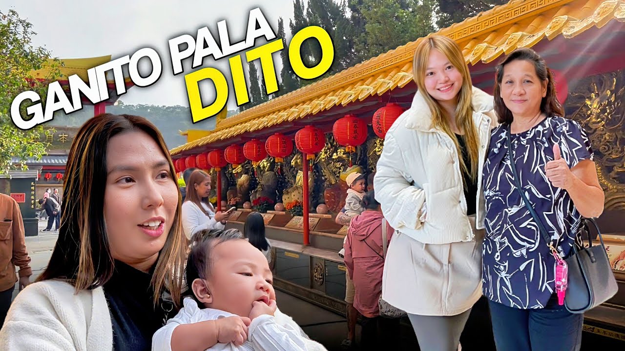 ROSIE FIRST TIME SA TEMPLE! NAKA-PASYAL DIN!