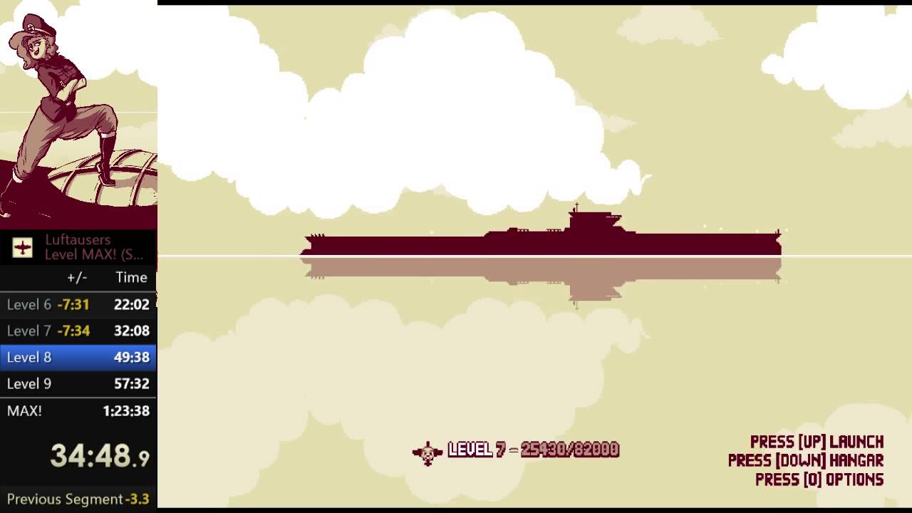 Luftrausers Max Level Speedrun (1:13:56)