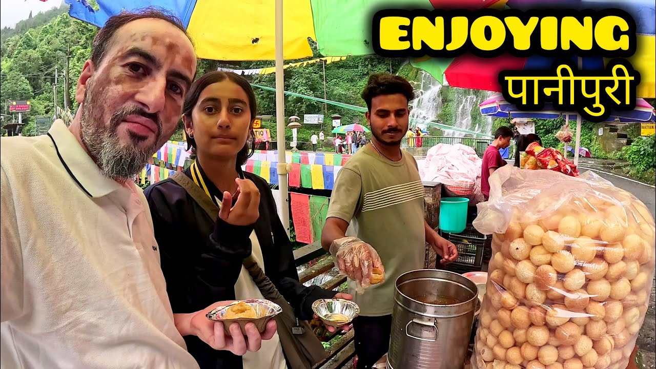 Enjoyed Panipuri on the way | पानीपुरी #lmsikkim