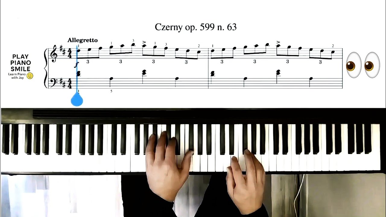 Czerny Op.599 No.63 | Fun Piano Practice for Kids 🎹 #piano #music #pianomusic #czerny599 #kids 