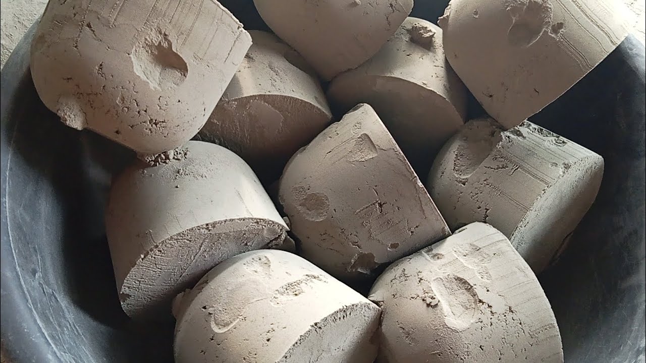 Pure cement blocks soft snappy dusty 🤤 crumbling 😍| Satisfying video|Asmr puppys