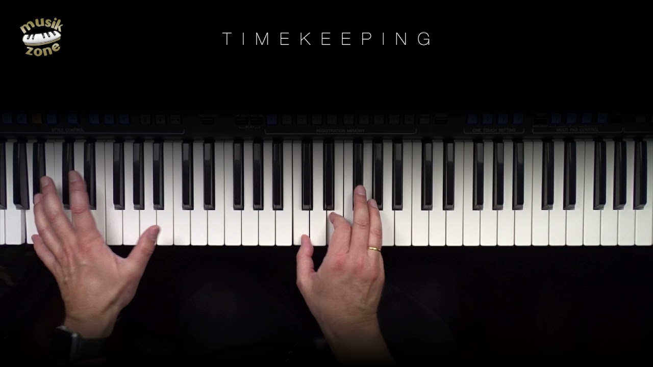 Timekeeping (Jürgen Moser) Piano Yamaha Genos  how to play Tutorial - Musikzone