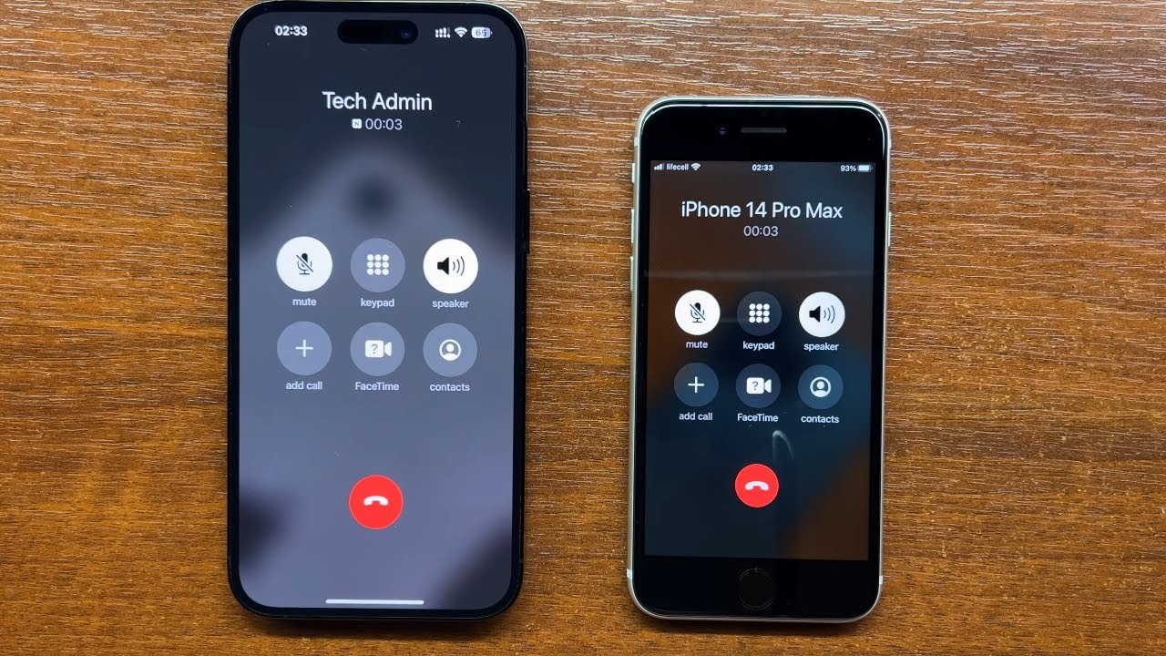 Apple iPhone 14 Pro Max vs iPhone SE 3 Cellular Incoming & Outgoing Calls. iOS 16.5 + Watch 7
