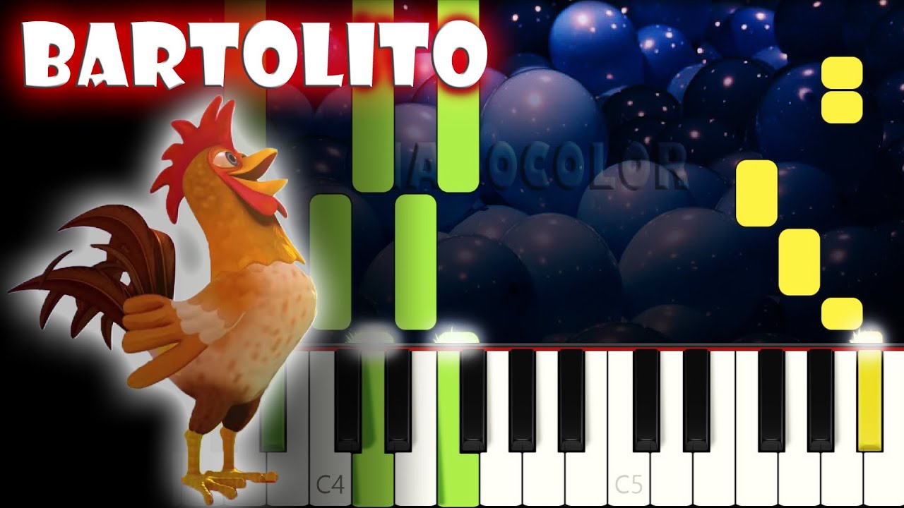 Bartolito | Piano Cover | Tutorial | Karaoke