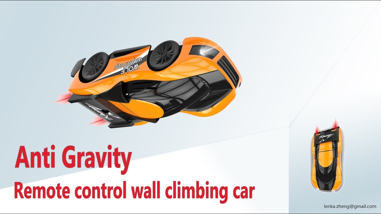 Mini Remote Control Wall Climbing Car Spider Man Zero Gravity RC Racer Car Toys