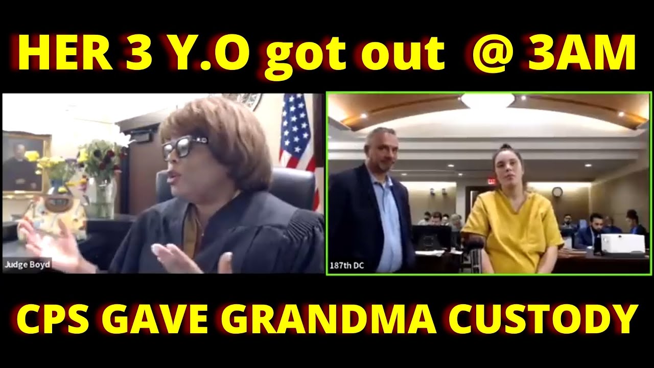 HER 3 Y.O. KID WAS OUT @ 3AM, CPS GAVE GRANDMA CUSTODY & she's pregnant again!