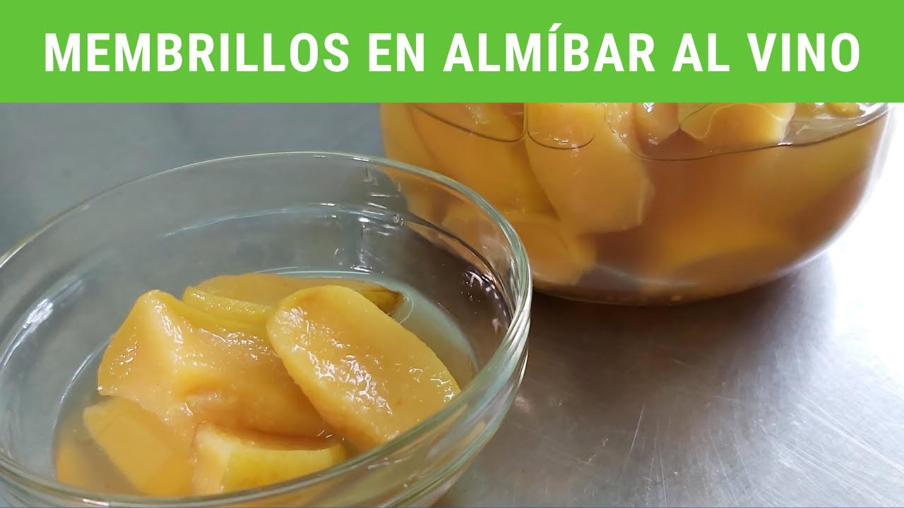 Membrillos en almíbar al vino blanco.- RecetasdeLuzMa