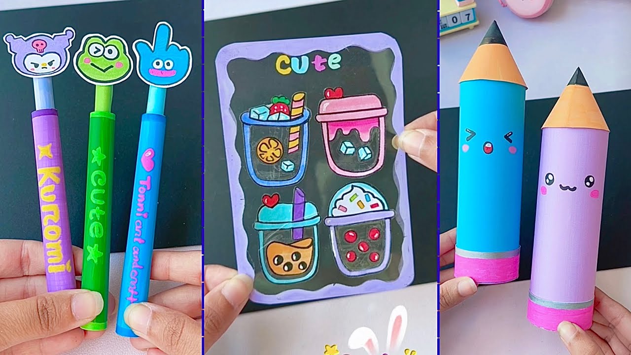 Easy craft ideas/ miniature craft /Paper craft/ how to make /DIY/school project/Tonni art and craft