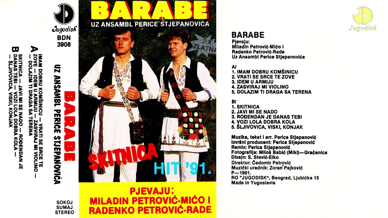 Izvorna grupa Barabe - Vozi lola dobra kola - (Audio 1991)
