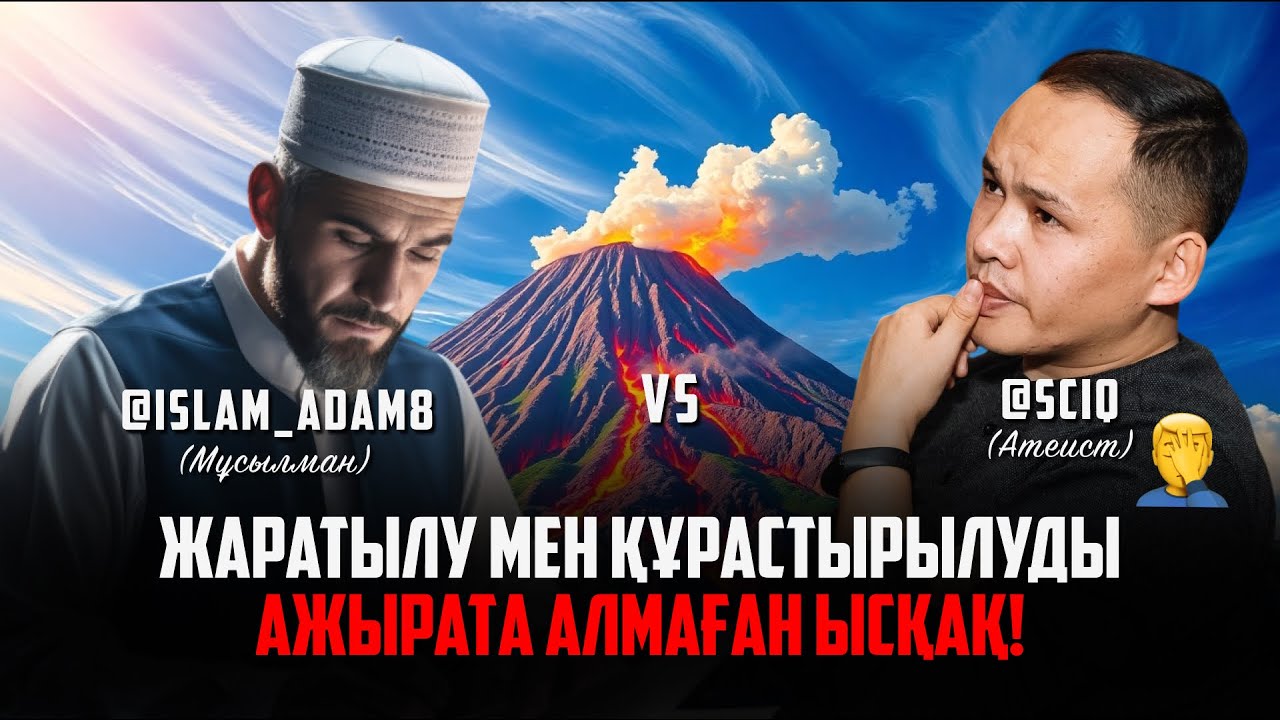 ISLAM_ADAM8 vs SCIQ Жаратылу мен құрастырылуды ажырата алмаған Ысқақ! Мұсылман vs Атеист