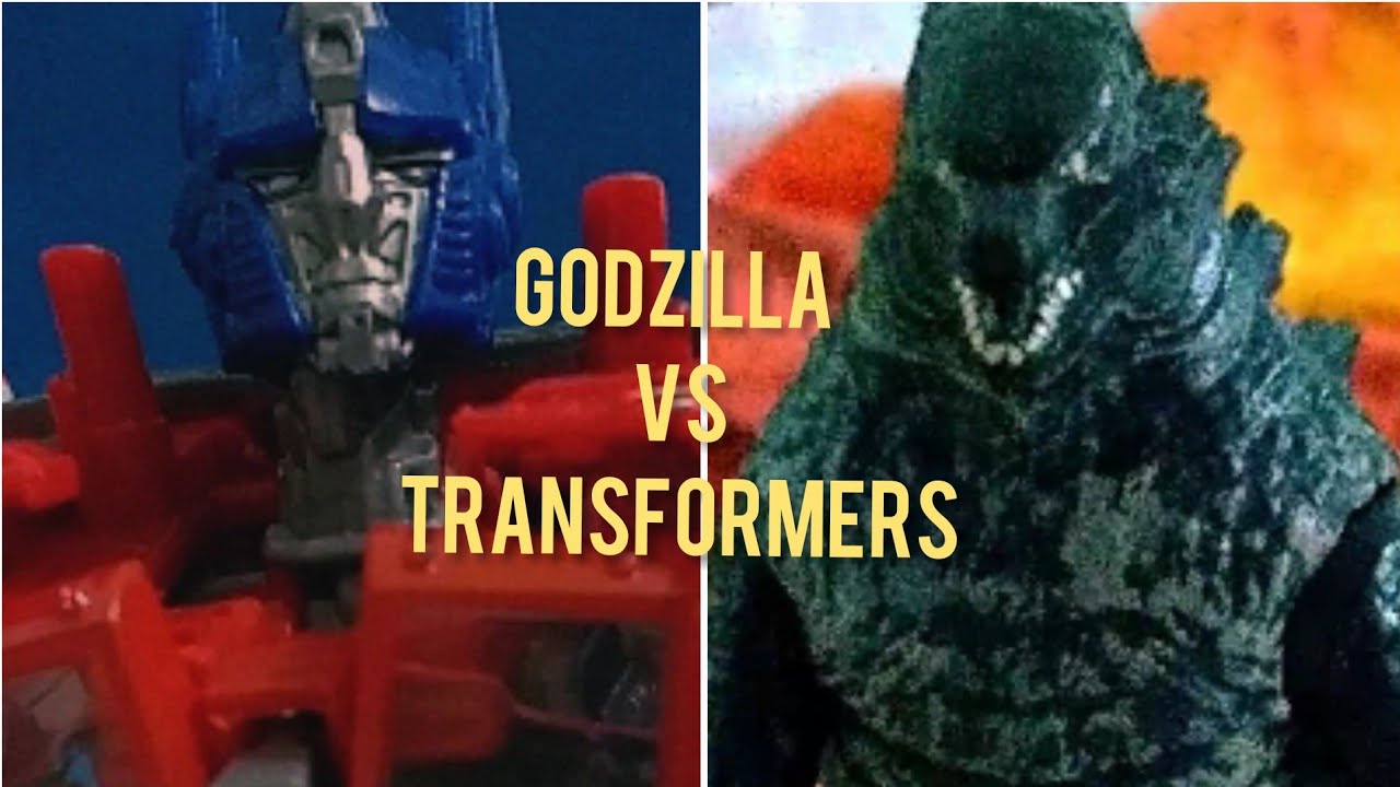GODZILLA VS TRANSFORMERS PART 1- STOP MOTION