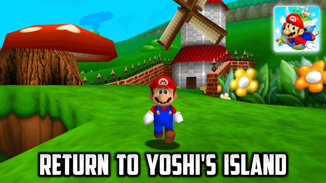 ⭐ Super Mario 64 - Return To Yoshi's Island v1.06 (DEMO 2)