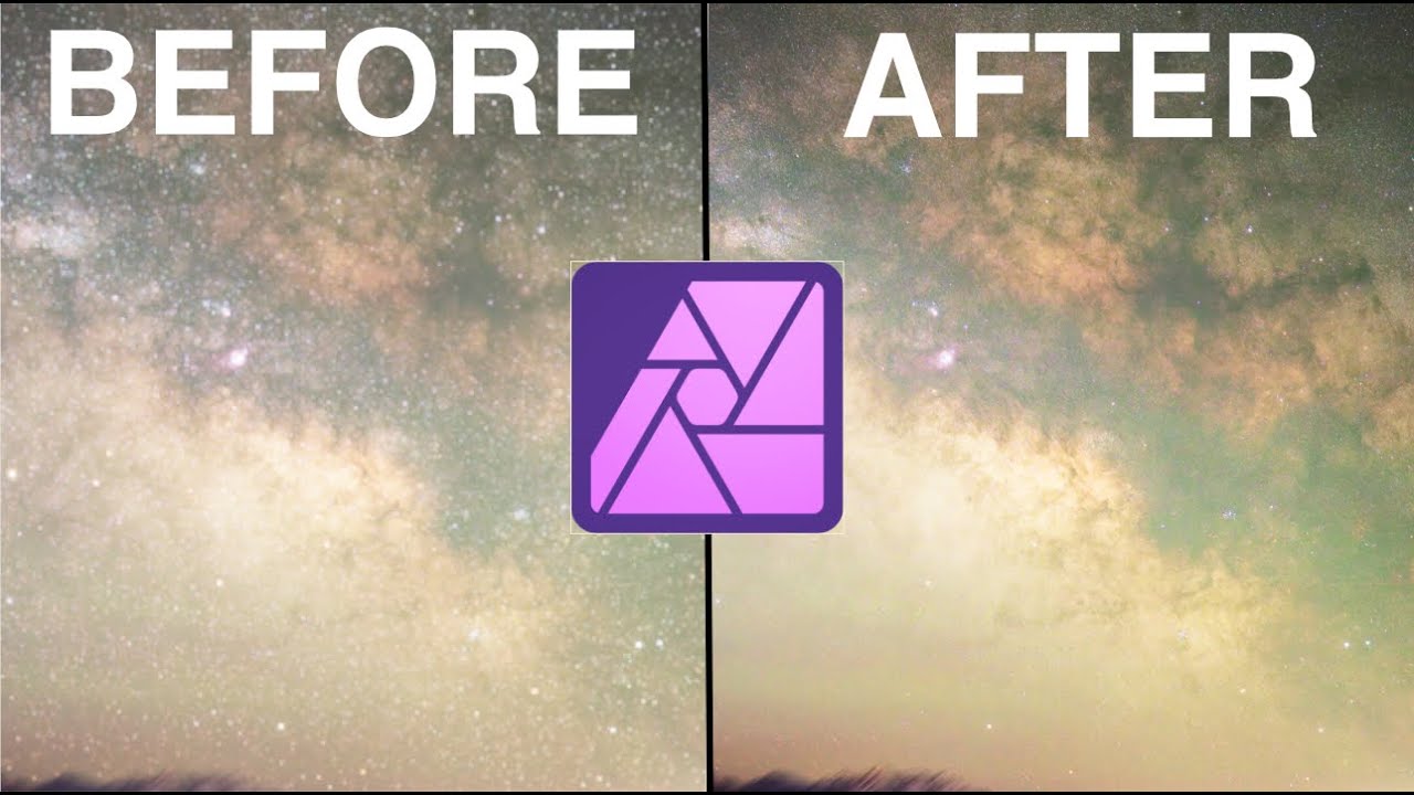 STAR REDUCTION in AFFINITY PHOTO
