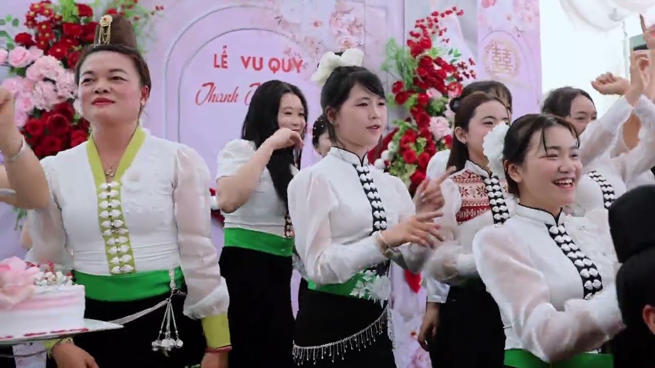 NHẢY NHIỆT TÌNH LỄ VU QUY THANH THUỲ & ANH GIANG TẠI BẢN NOONG NHAI 2 MƯỜNG THANH ĐIỆN BIÊN