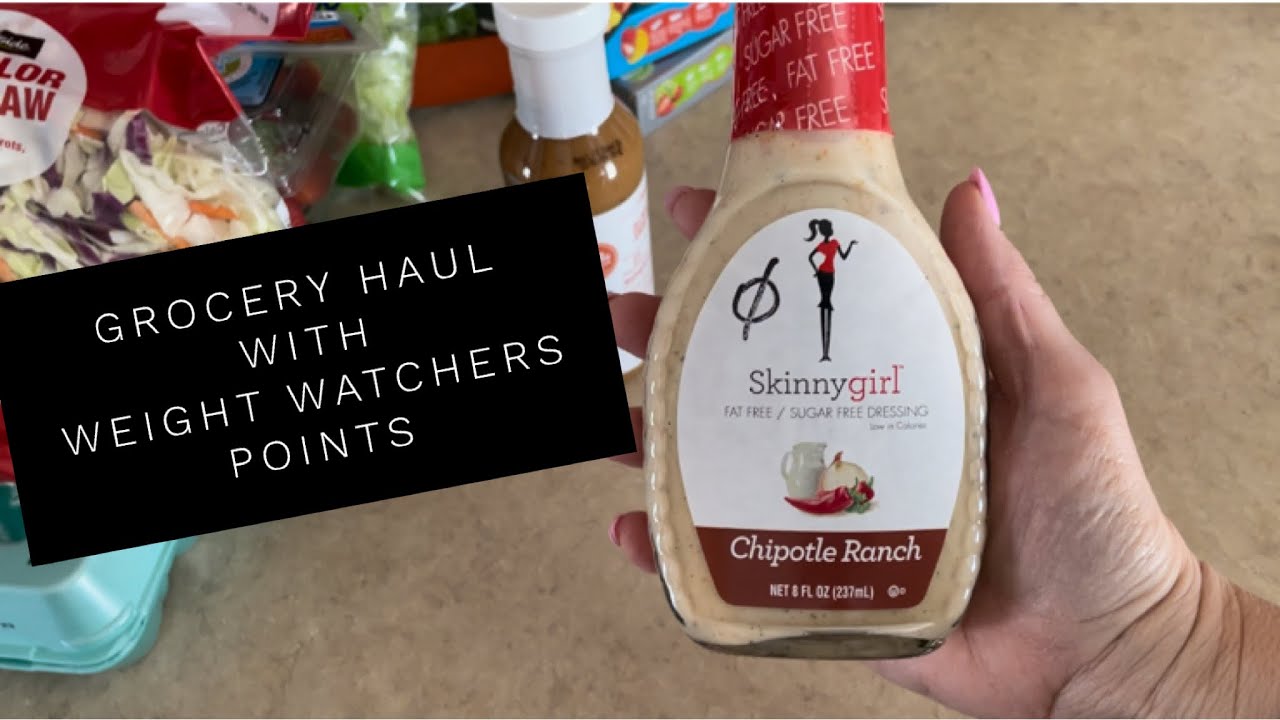 Walmart Grocery Haul with Weight Watchers Points
