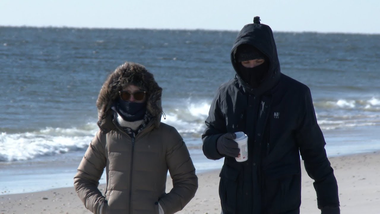 Suffolk Nassau Long Island NY - Ice Jams Frozen Sea Spray - 1/1/2018