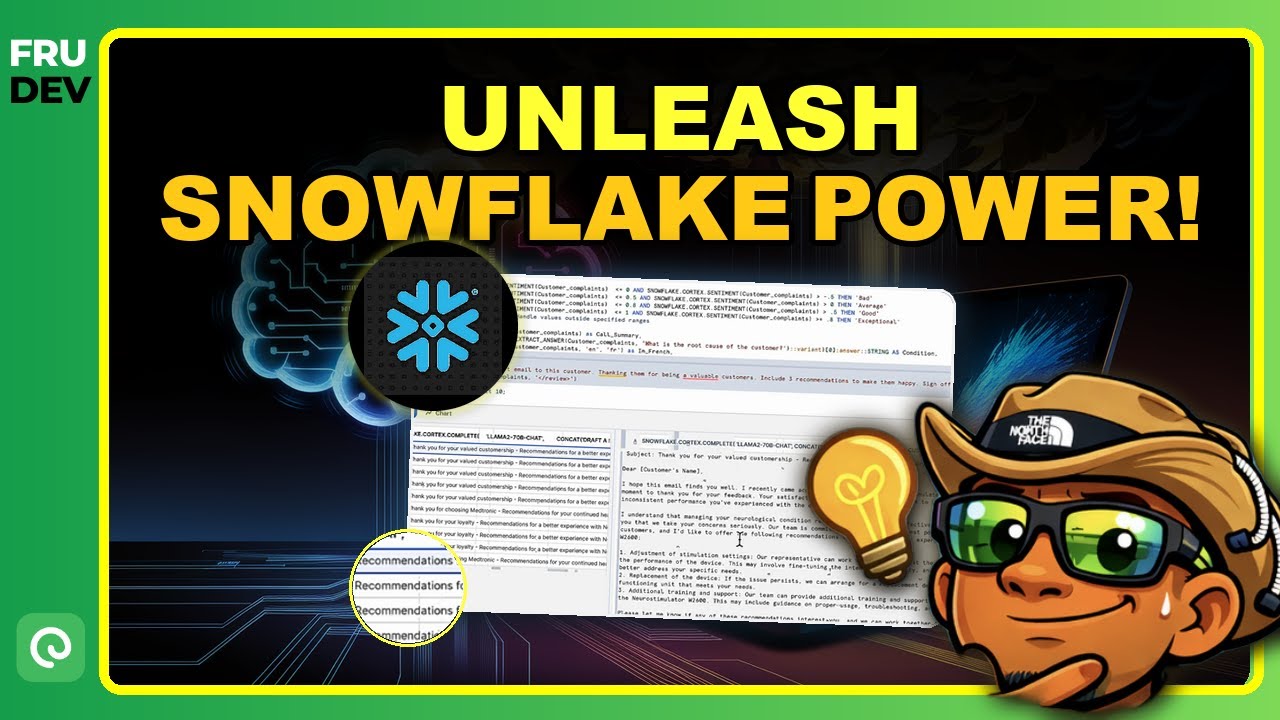 Snowflake Cortex LLM Tutorial: Unleash the Power of Large Language Models in Snowflake | DemoHub.dev