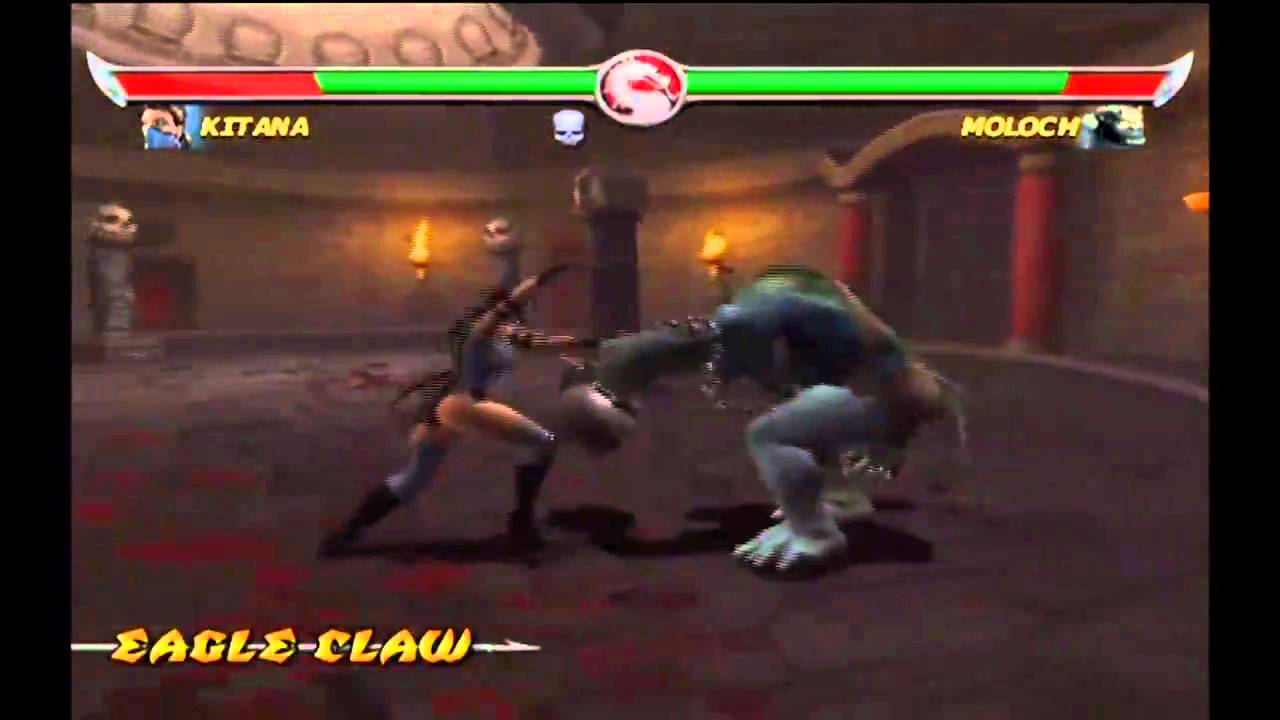 Mortal Kombat Deadly Alliance - Nintendo Gamecube - Kitana vs. Moloch