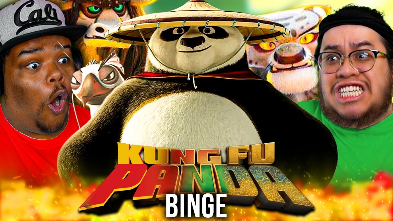Kung Fu Panda 1, 2, 3, & 4 REACTION