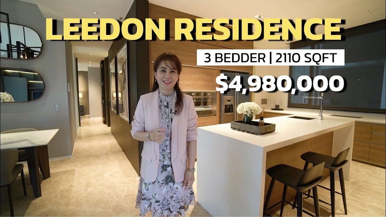 Singapore Condo Property 𝘾𝙊𝙉𝘿𝙊 Home Tour - Leedon Residence 3 Bedder, For Sale