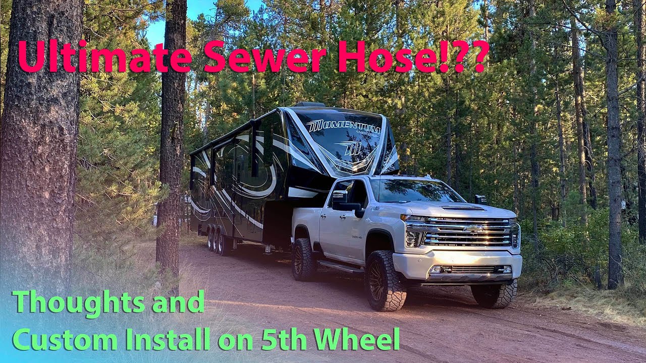 Ultimate Waste Master Sewer Hose Storage on a Grand Design Fifth Wheel