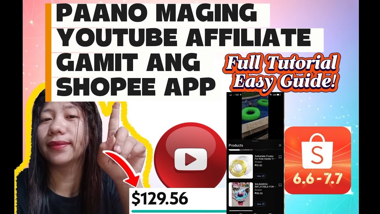 PAANO MAGING YOUTUBE AFFILIATE GAMIT ANG SHOPEE APP |FULL TUTORIAL #howto#tutorial#youtubeaffiliate