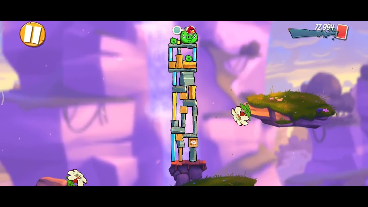Angry Birds game play walkthrough #1
