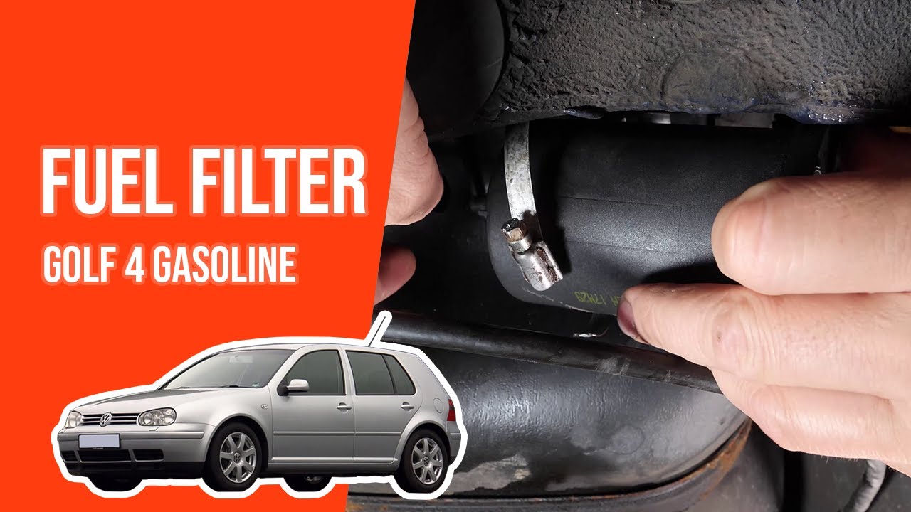 How to replace the fuel filter Golf mk4 1.4 16V ⛽