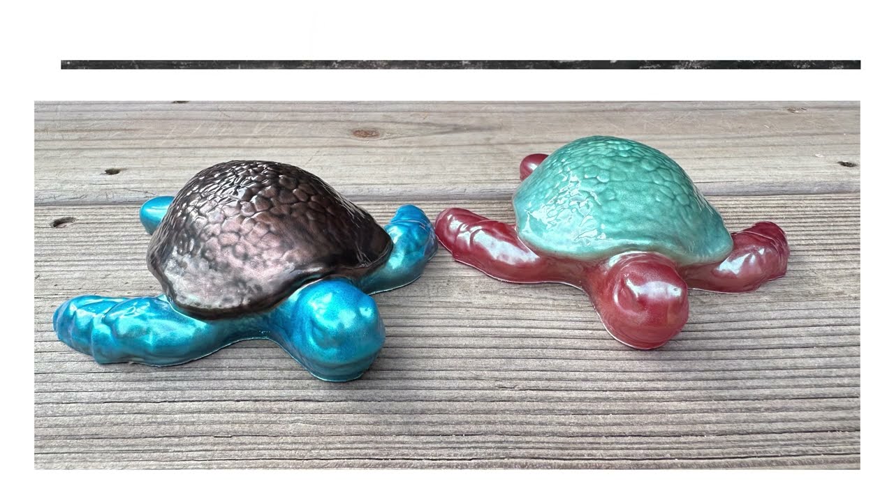 Making a Turtle using Crafted Elements Large Turtle Mold