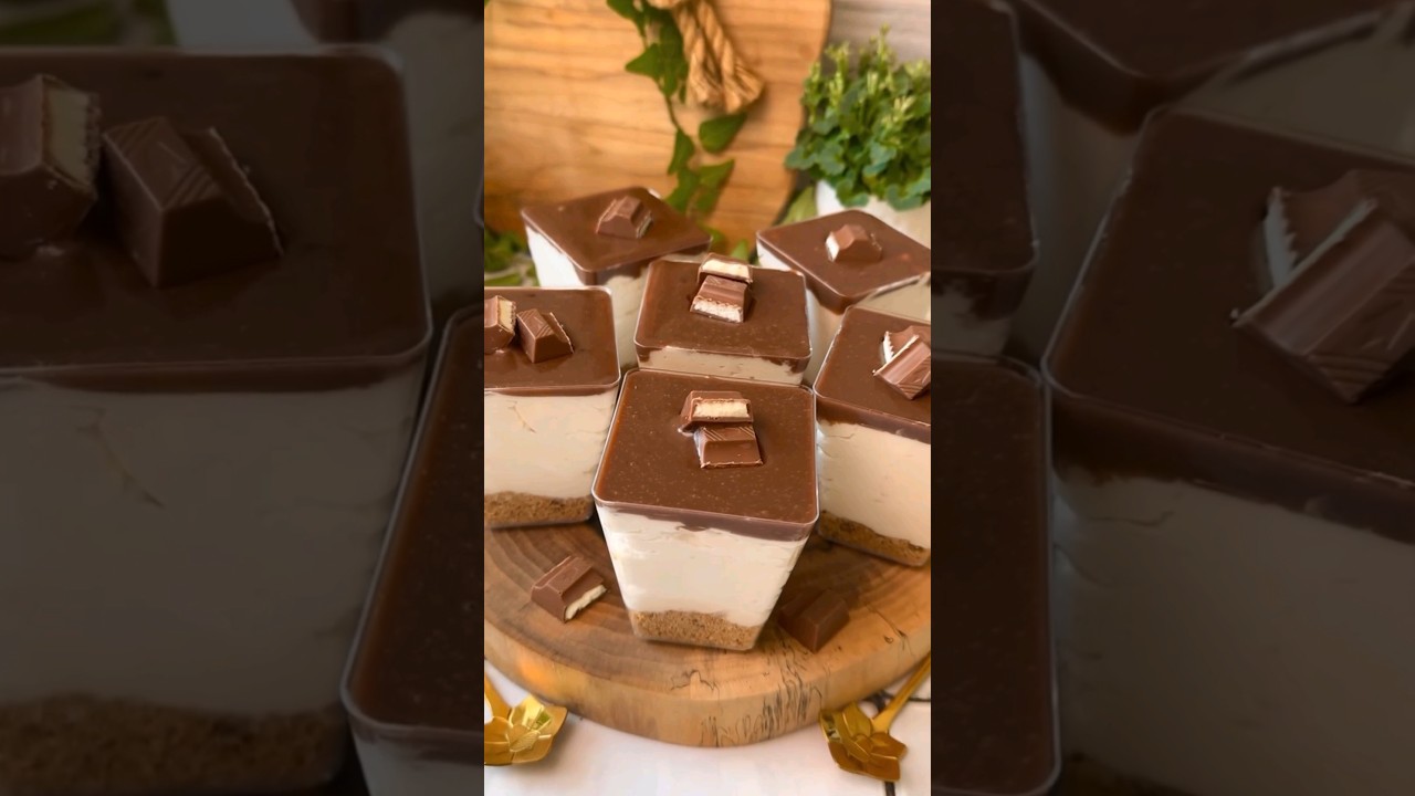 Kinder chocolate mini deserki