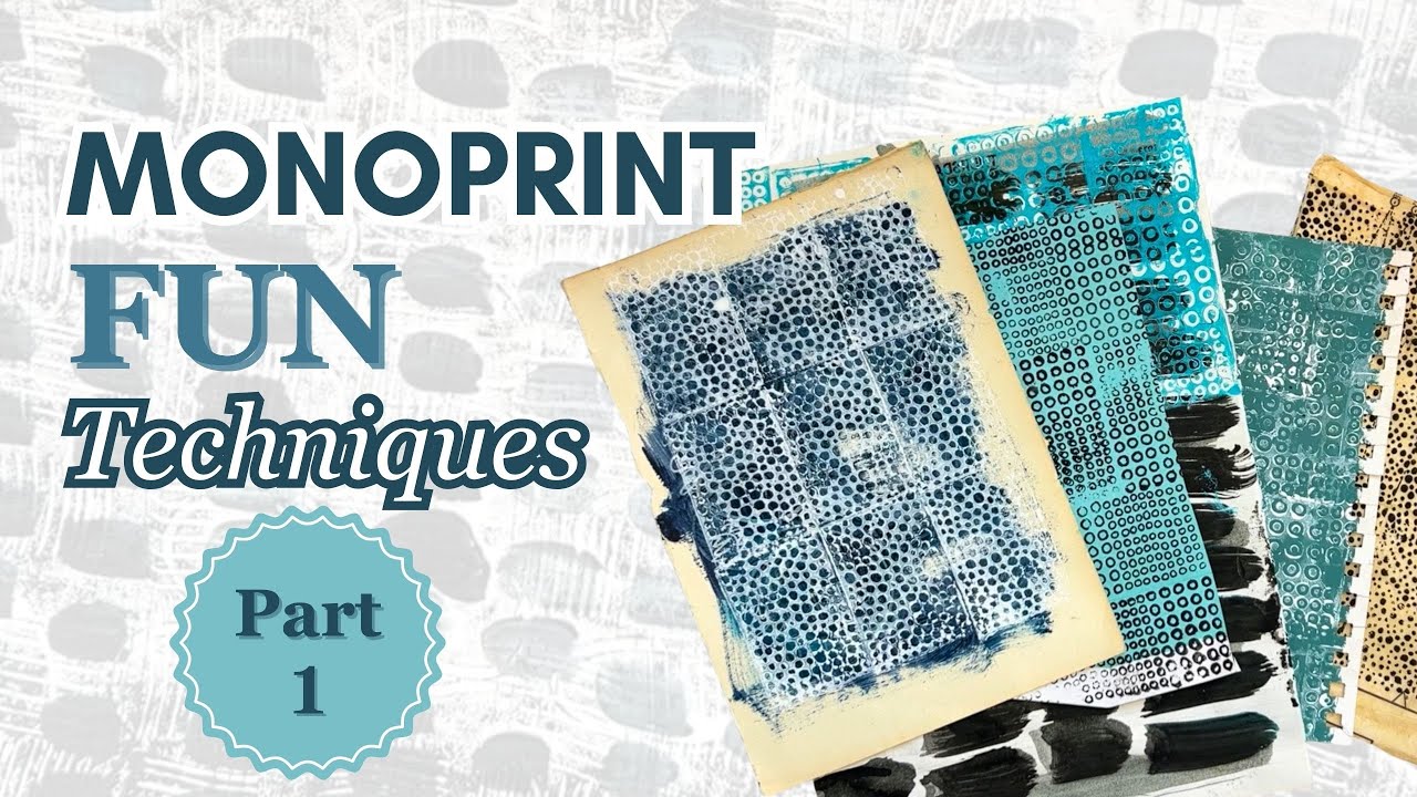 Учебное пособие по Monoprint — создание красивых коллажных бумажных форм