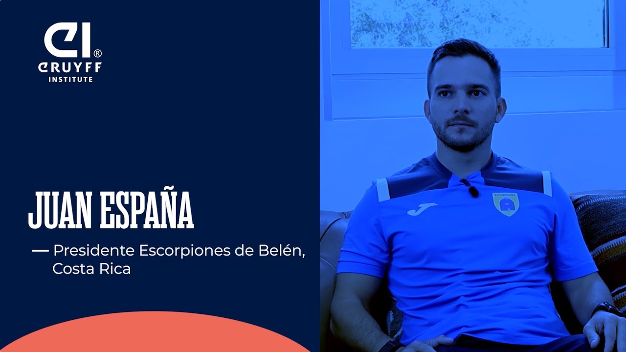 Entrevista a Juan España, Presidente y Fundador de Escorpiones de Belén | Johan Cruyff Institute