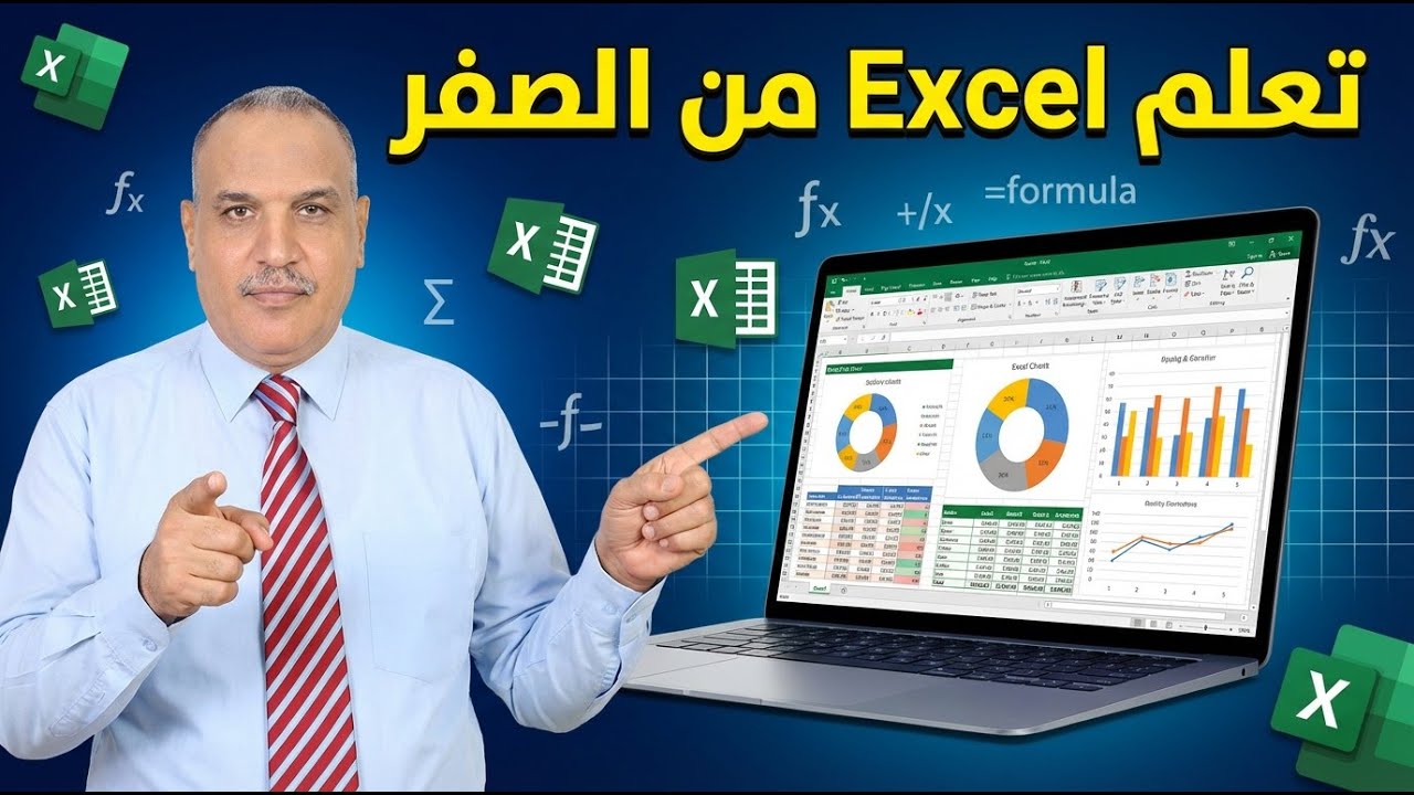 Microsoft Excel for Beginners اتعلم الاكسل من الصفر تابع البث