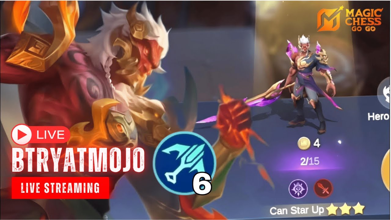 LIVE STREAMING MAGIC CHESS GO GO !!!  WINSTREAK APA LOSESTREAK? #magicchessgogo #mcgg #livemcgg