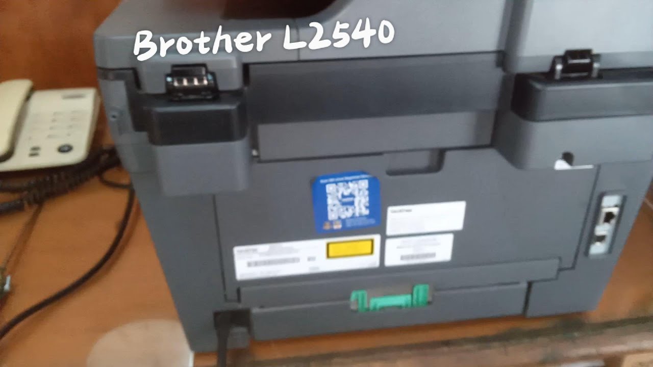 Printer Brother Laserjet L2540 ganti Upper Roller.