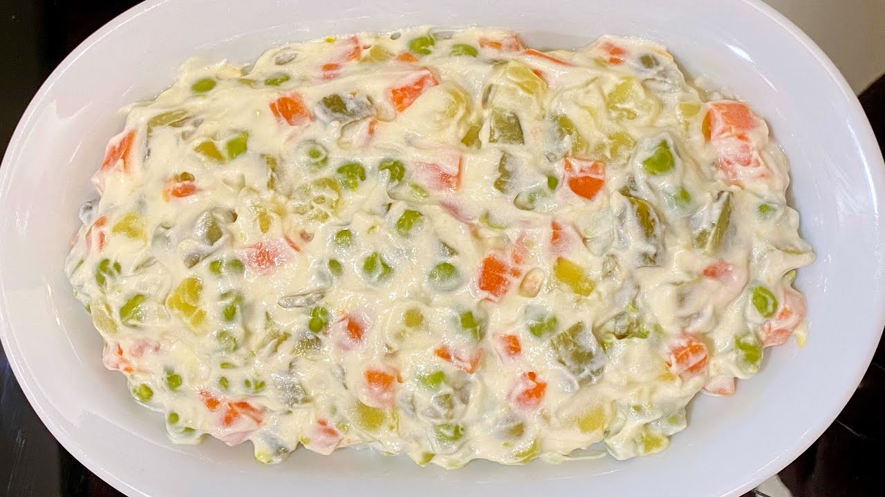 ŞİPŞAK HAZIR 👌🏼RUS SALATASI NASIL YAPILIR ❔Rus Salatası Tarifi - Çiçekintarifleri