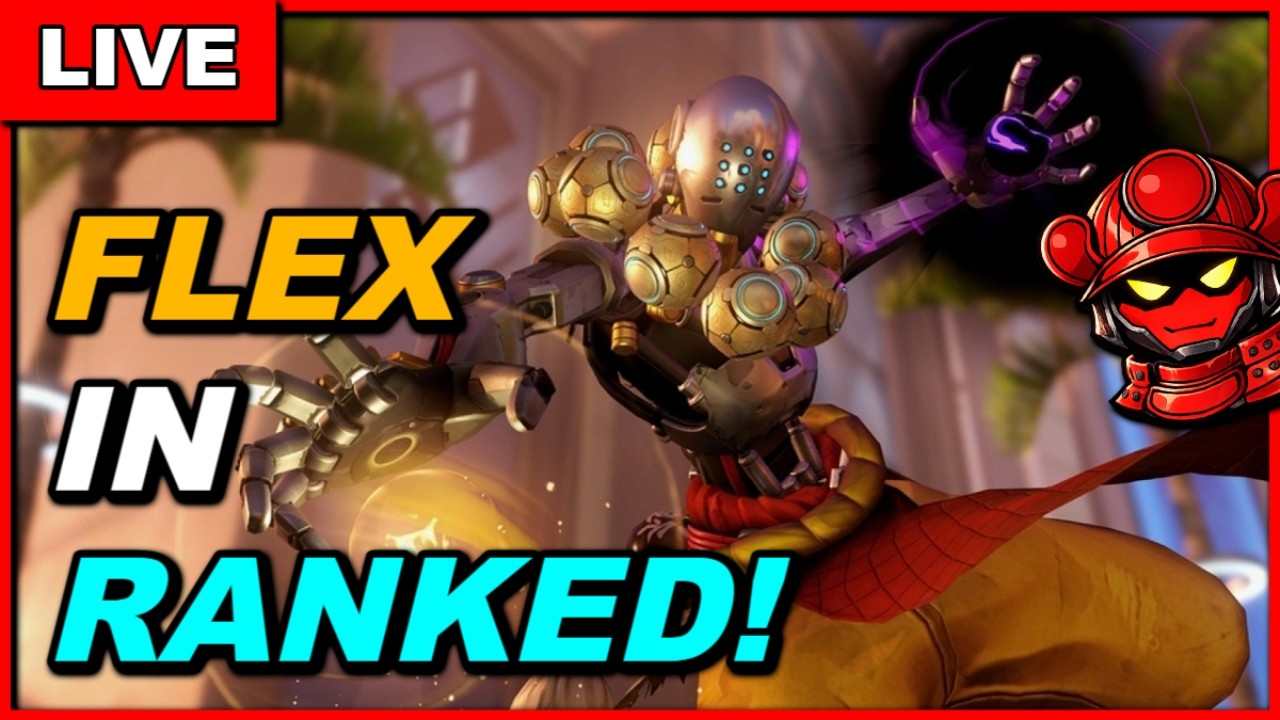 🔴Overwatch Open Queue Ranked: Plat 4 Flex Climb to Diamond