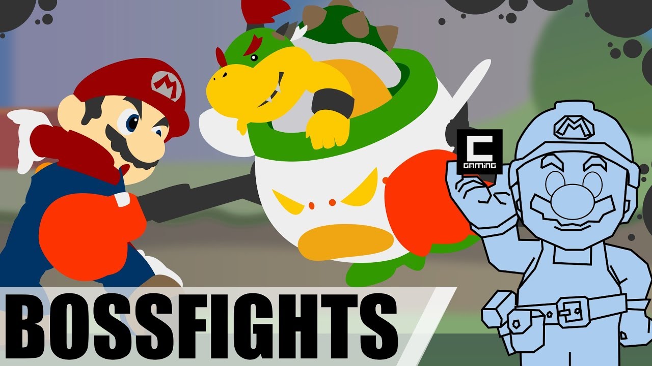 6 Crazy Bowser Jr. Boss-Encounters in Super Mario Maker.