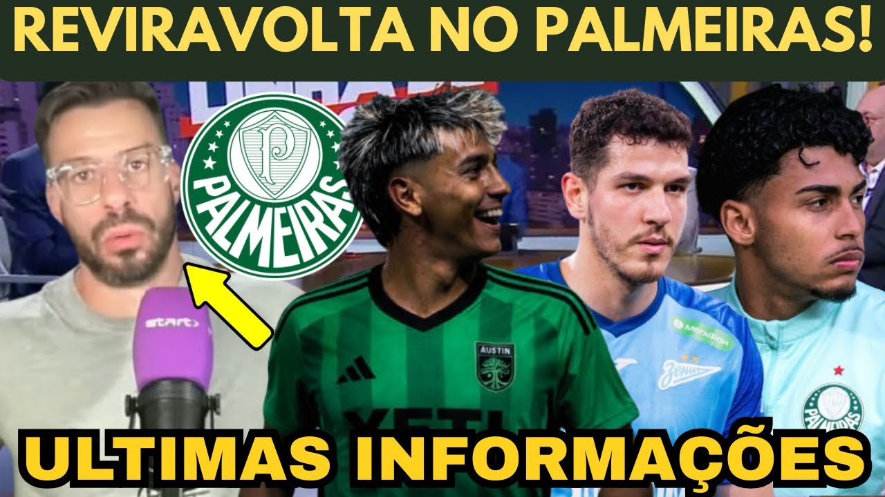 FACINCANI TRAZ BOMBA! REVAROLTA SOBRE NINO NO PALMEIRAS MOVIMENTAÇÕES DE SAÍDA NO VERDÃO!!
