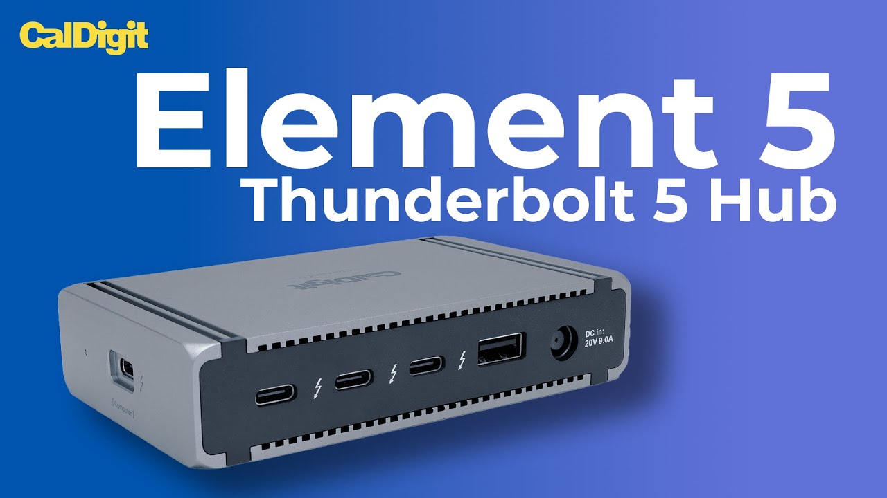 Представляем концентратор CalDigit Element 5 Thunderbolt 5