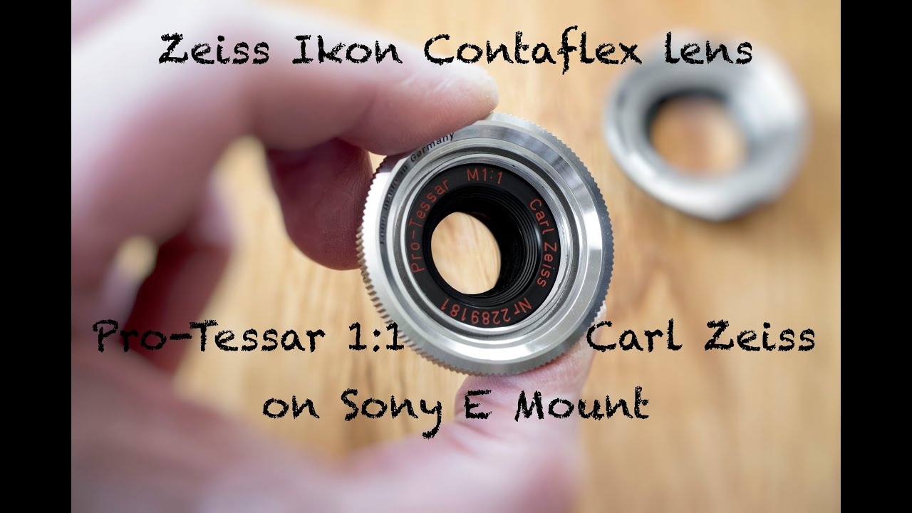 Zeiss Ikon Contaflex lens Pro Tessar 1:1 Macro from Carl Zeiss on Sony E-Mount