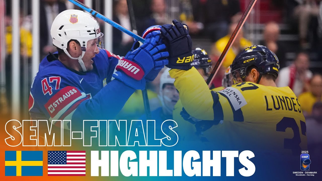 Highlights: Sweden vs USA | 2025 #MensWorlds #IIHF