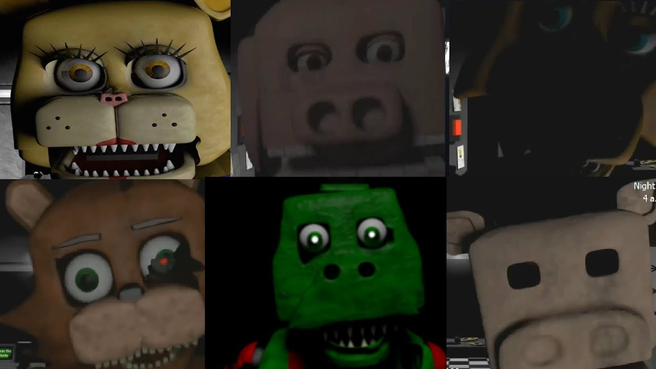 ALL JUMPSCARES / TODOS LOS SUSTOS / Five Nights at Maggie`s