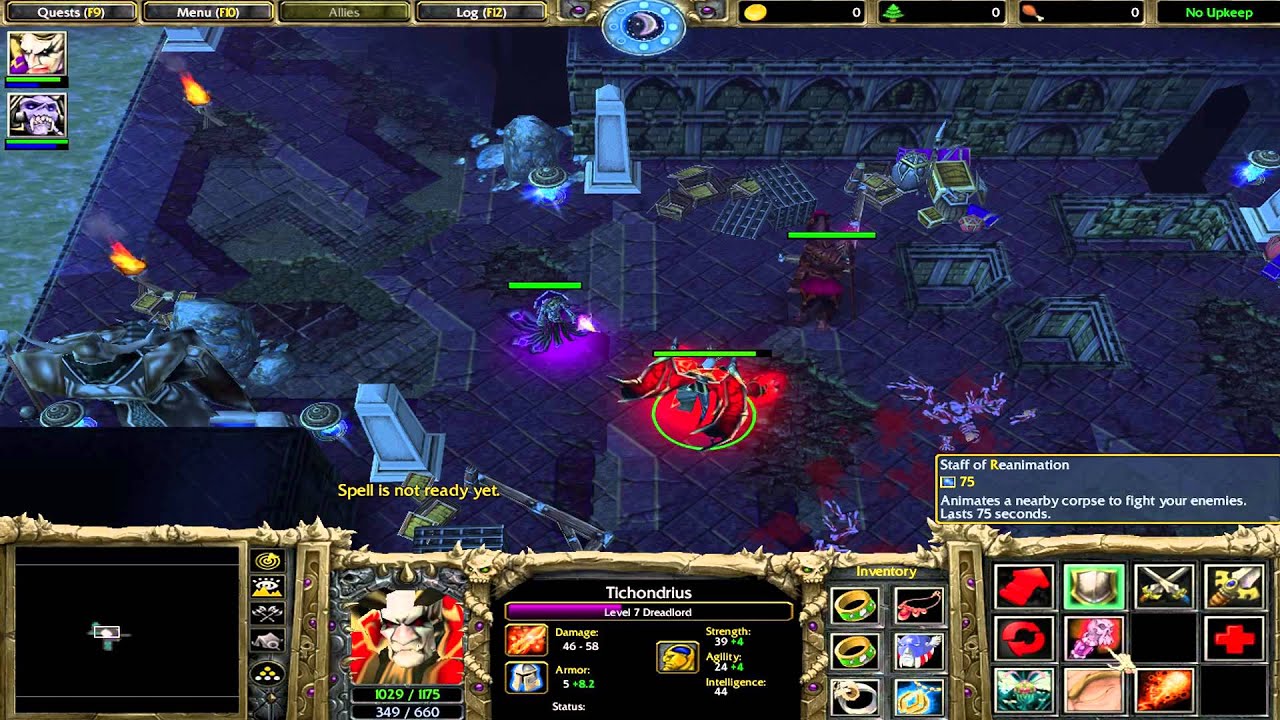Warcraft 3 Custom Campaign Resurrection of the Scourge Chapter 8: The Ruins of Dalaran Hard + Secret