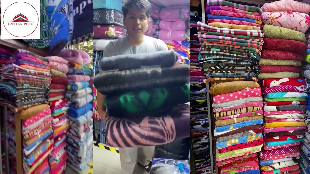 🚨 NOTICIAS 🚨: FRAZADAS POR MAYOR EN GAMARRA - VENTA de Frazadas al por MAYOR en LIMA
