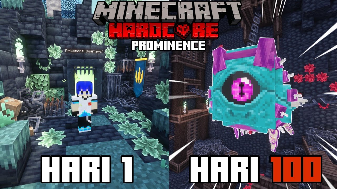 100 Hari di Minecraft Hardcore Prominence